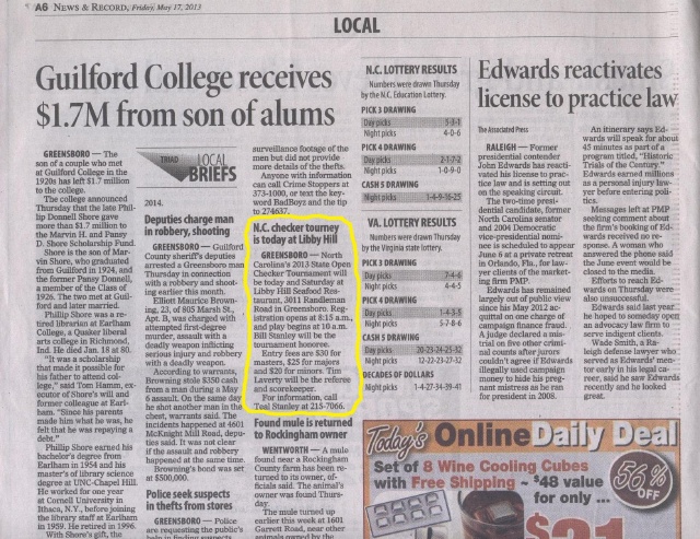 5-17-13 Greensboro News-Record